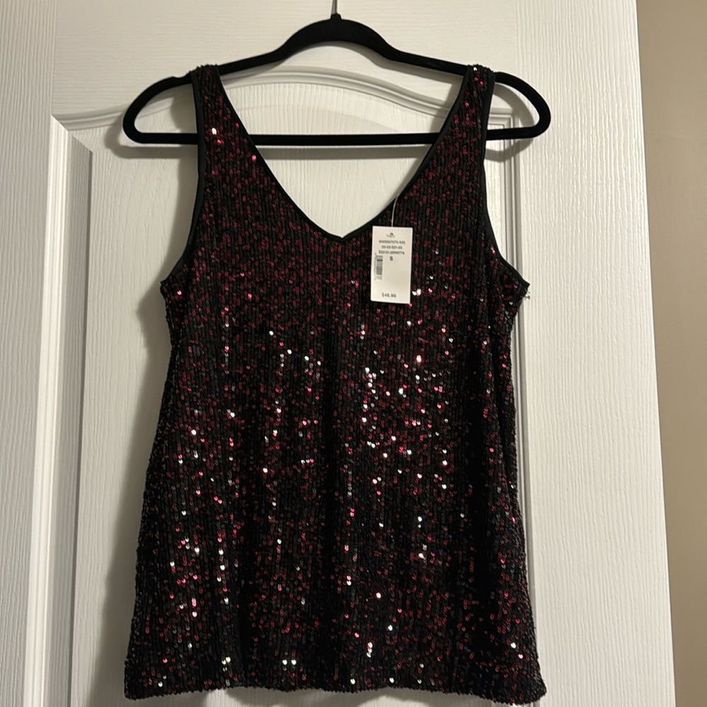 Ricki’s women’s sequin sleeveless top, size S